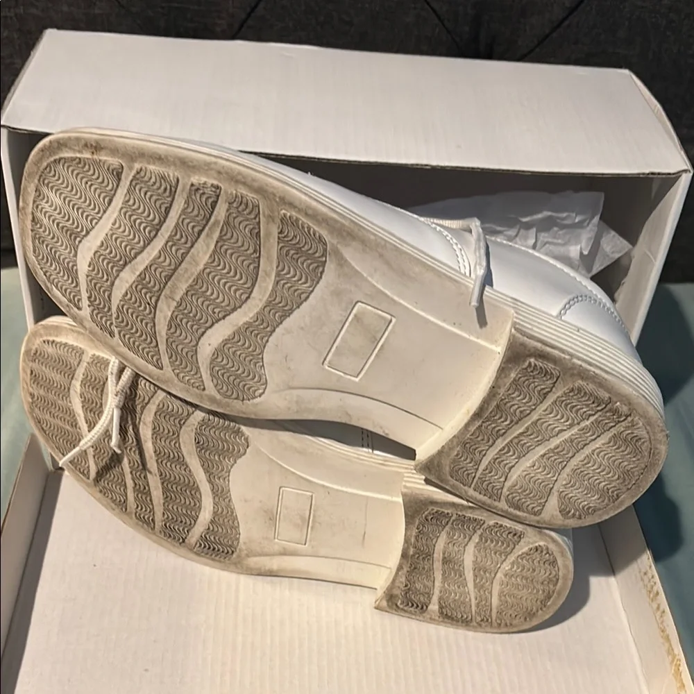 Classic White Kids Dress Shoes